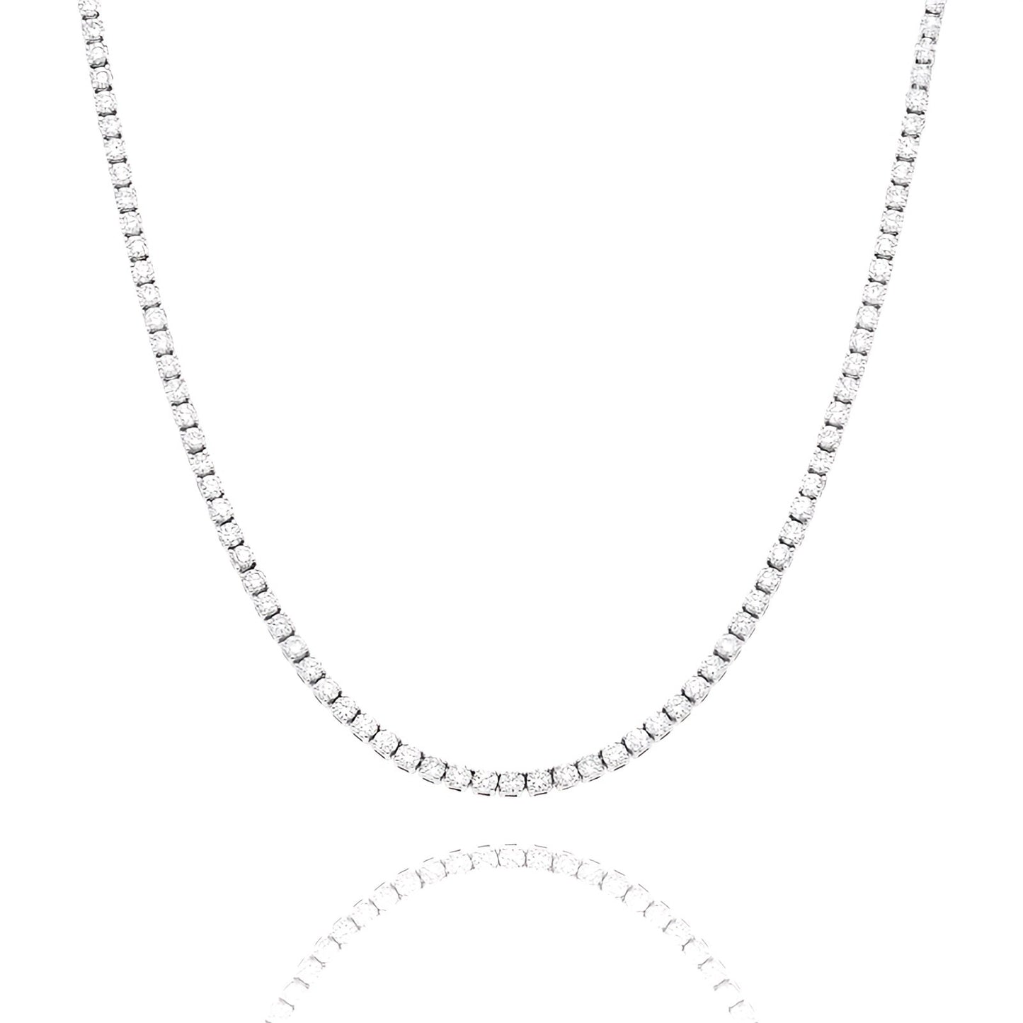 Stellar Frost Tennis Necklace
