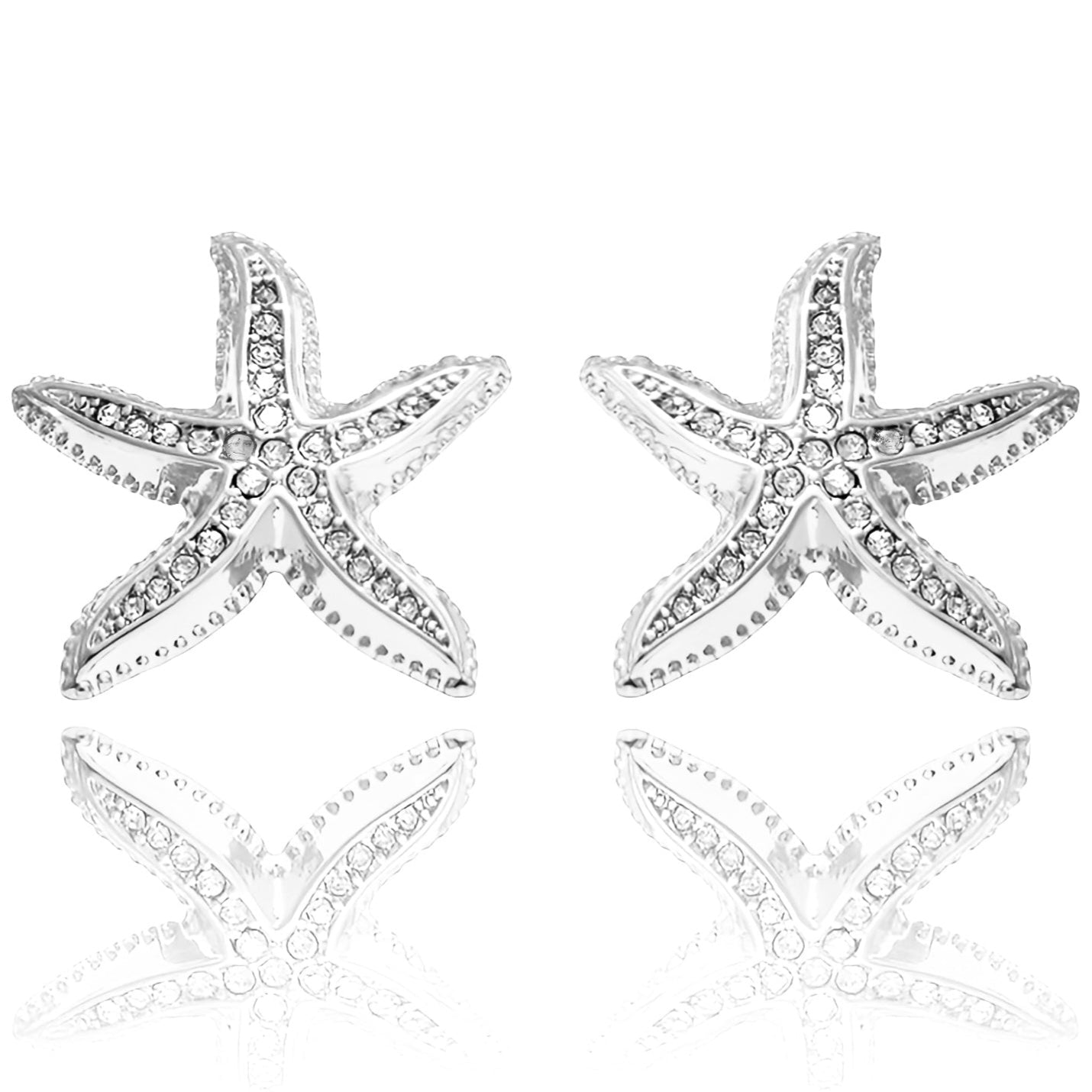 Silver Étoile de Mer Earrings