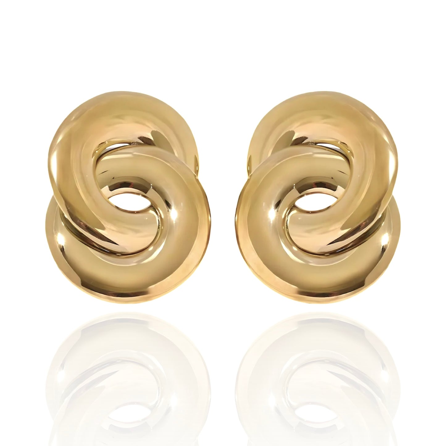 Boucles d'oreilles Interlace