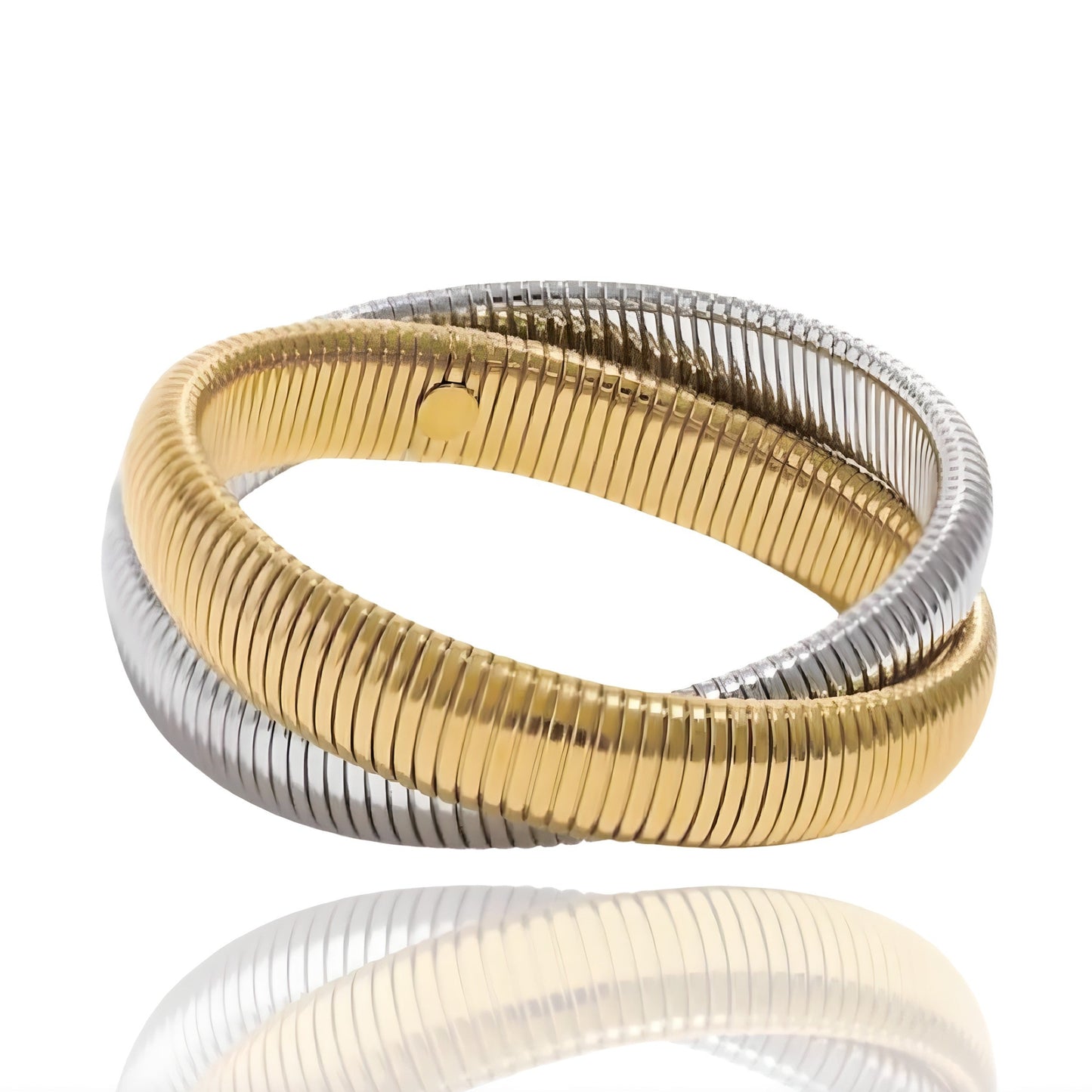 Bracelet Statement Bicolore