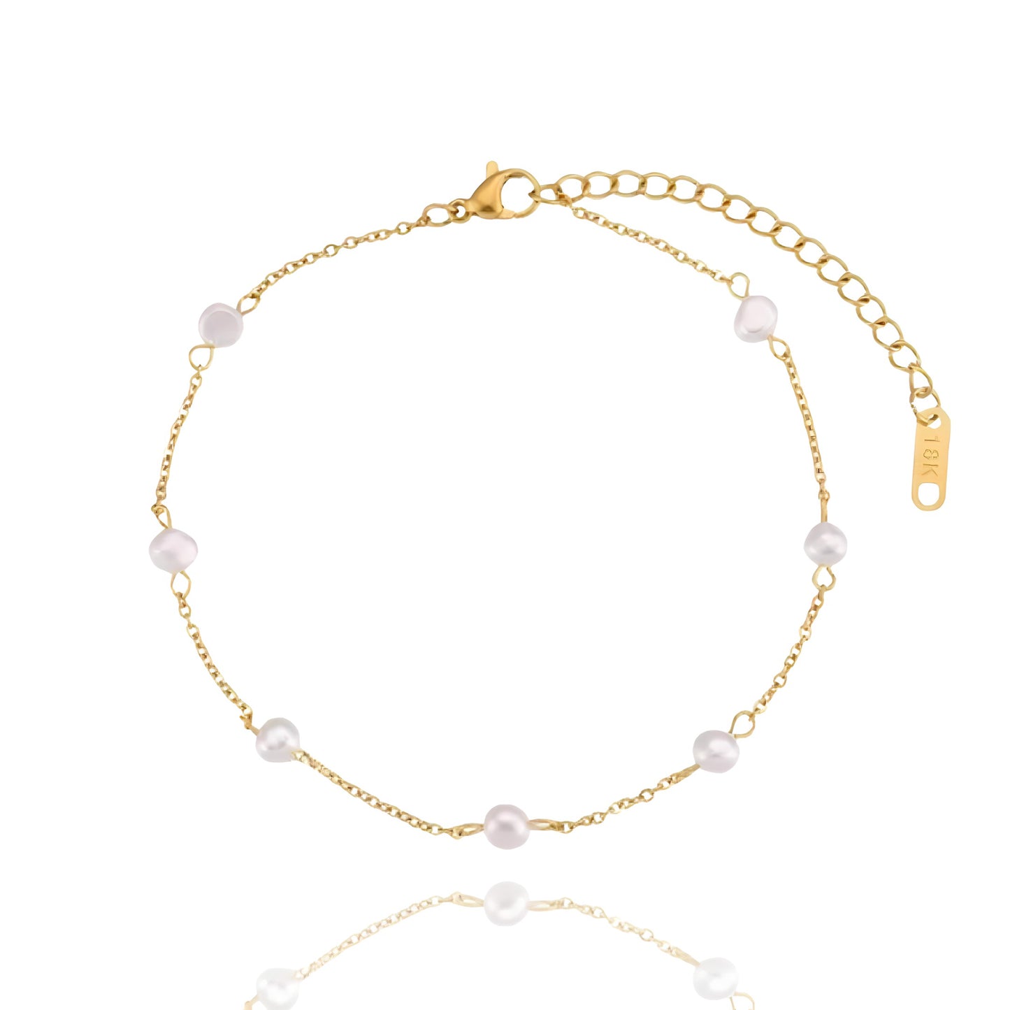 Bracelet de cheville Perles Baroques