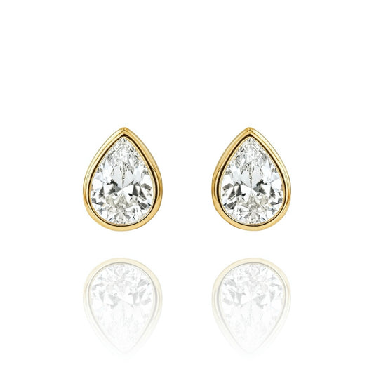 Gold Match Point Earrings
