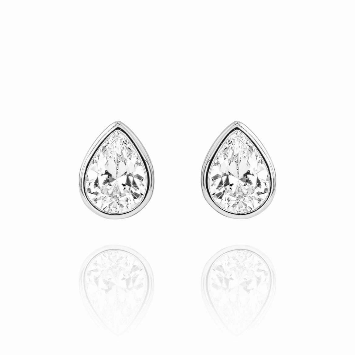 Silver Match Point Earrings