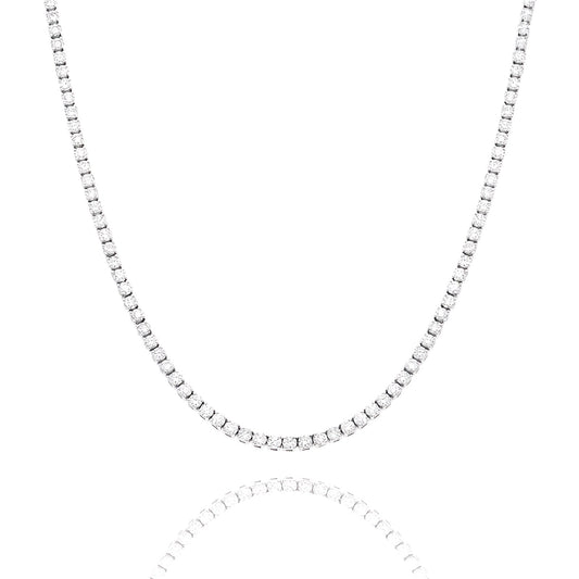 Stellar Frost Tennis Necklace