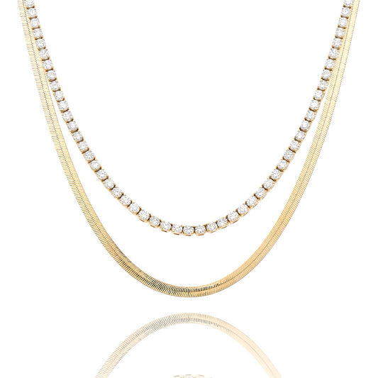 Twin Flame Layer Necklace