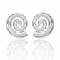 Silver Swirl Earrings