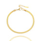Bracelet de cheville chaîne Serpent